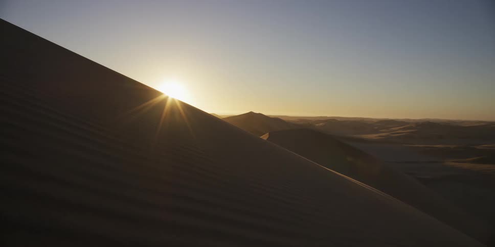 Some sand dunes on a sunny day