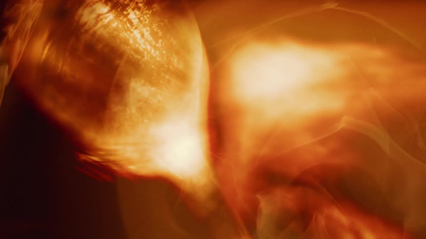 Blackhole eating a star