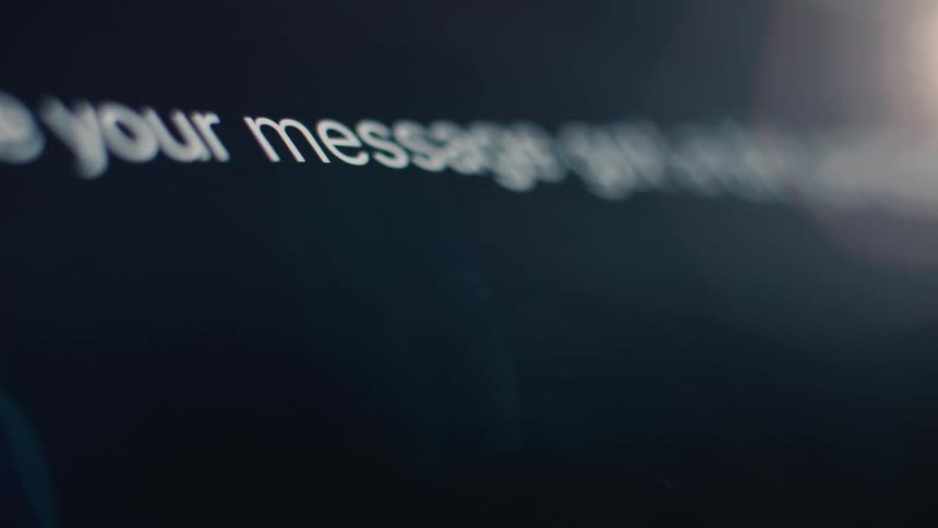 Cinematic close-up of a cursor clicking the 'Try again' button on a dark mode digital interface of an AI chatbot