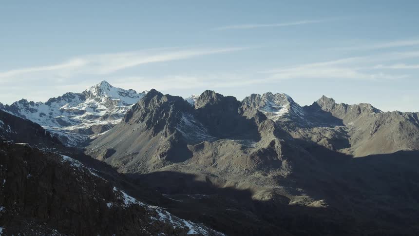 Mountainous landscape on a clear day