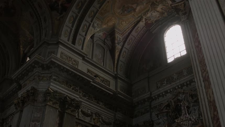 The church has a high small window