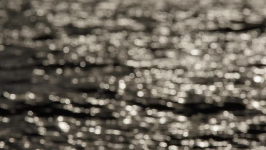 Glistening bokeh of sunlit water creates a dreamy, out-of-focus abstract visual