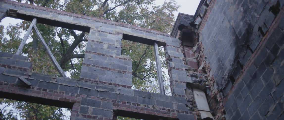 View of a dilapidated building