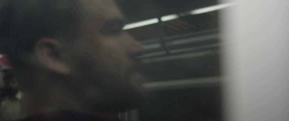 People riding the subway