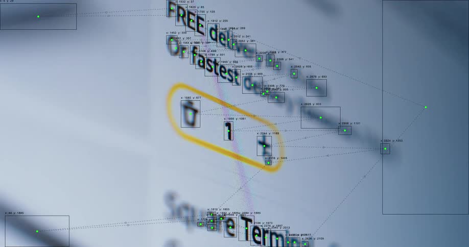 Close-up shot of a user clicking the 'Add to basket' button on a retail website with a user experience data visualization overlay