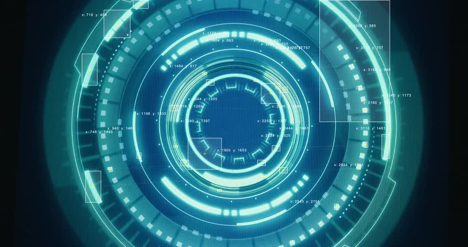 A scientist in gloves places a petri dish on a futuristic digital scanner to analyze its contents