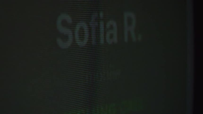 A macro shot of a smartphone screen displays an incoming call notification which is then declined