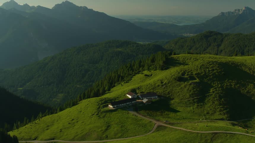 House on top of mountains