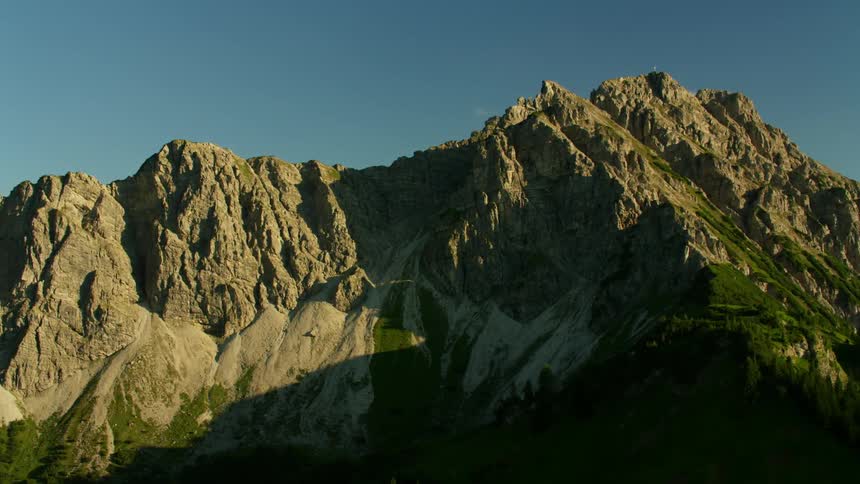 View of mountains on a sunny day