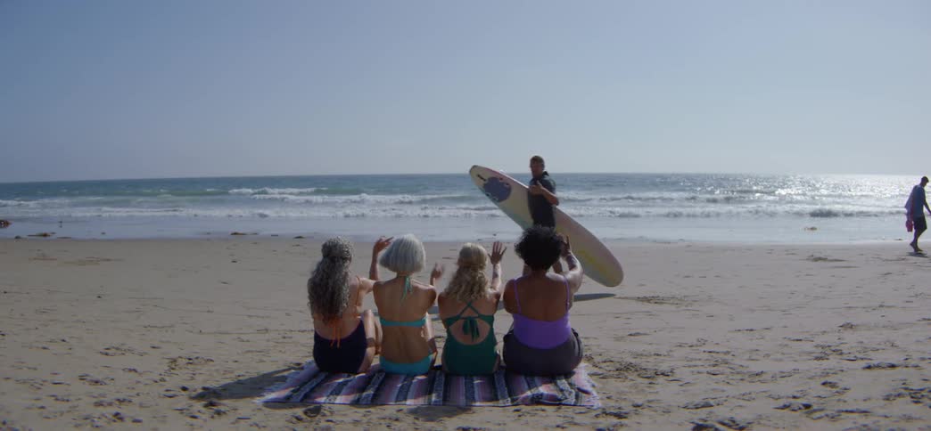 Old Friends Get Together for a Weekend on the Beach