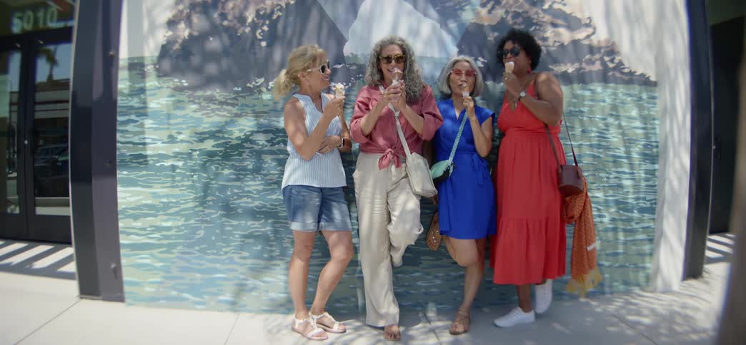 Old Friends Get Together for a Weekend on the Beach