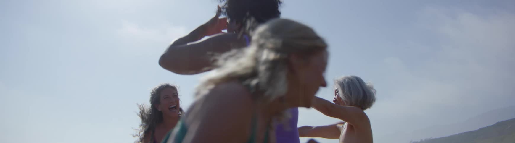 Old Friends Get Together for a Weekend on the Beach