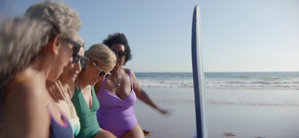Old Friends Get Together for a Weekend on the Beach