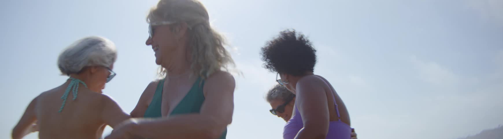 Old Friends Get Together for a Weekend on the Beach
