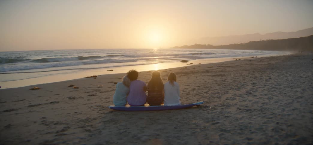 Old Friends Get Together for a Weekend on the Beach