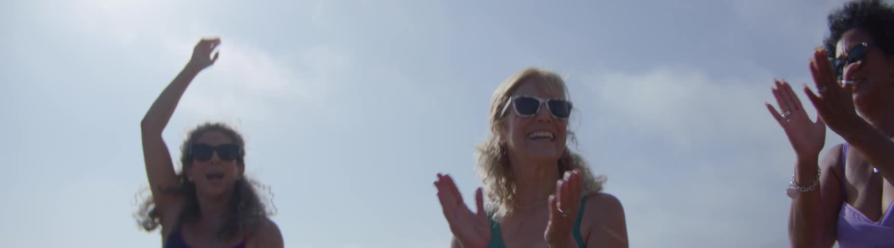 Old Friends Get Together for a Weekend on the Beach