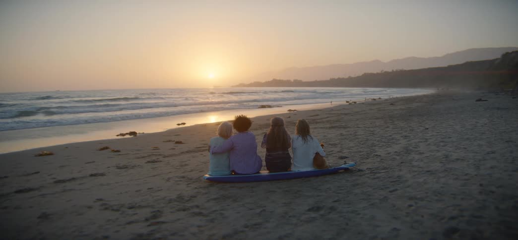 Old Friends Get Together for a Weekend on the Beach