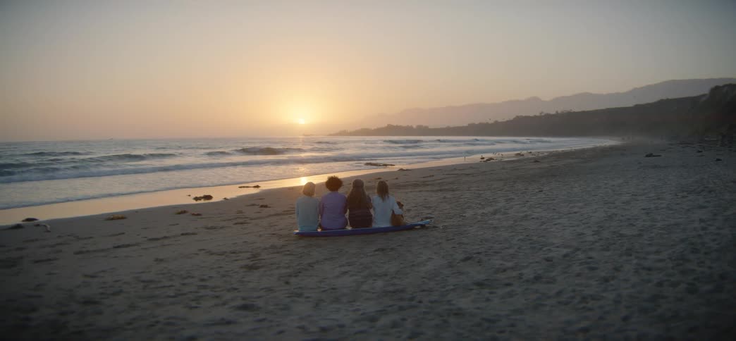 Old Friends Get Together for a Weekend on the Beach