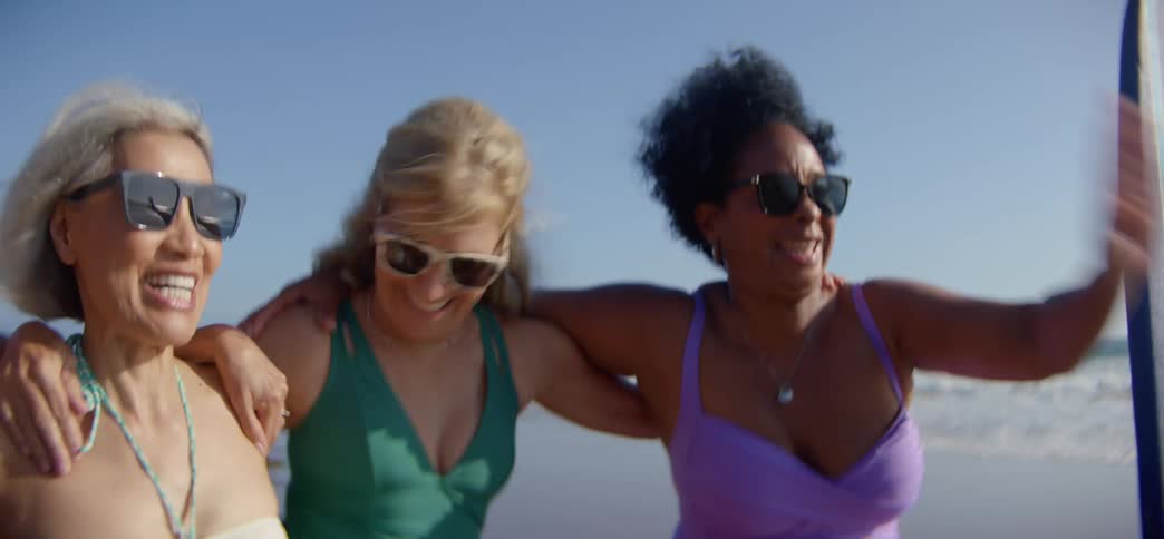 Old Friends Get Together for a Weekend on the Beach