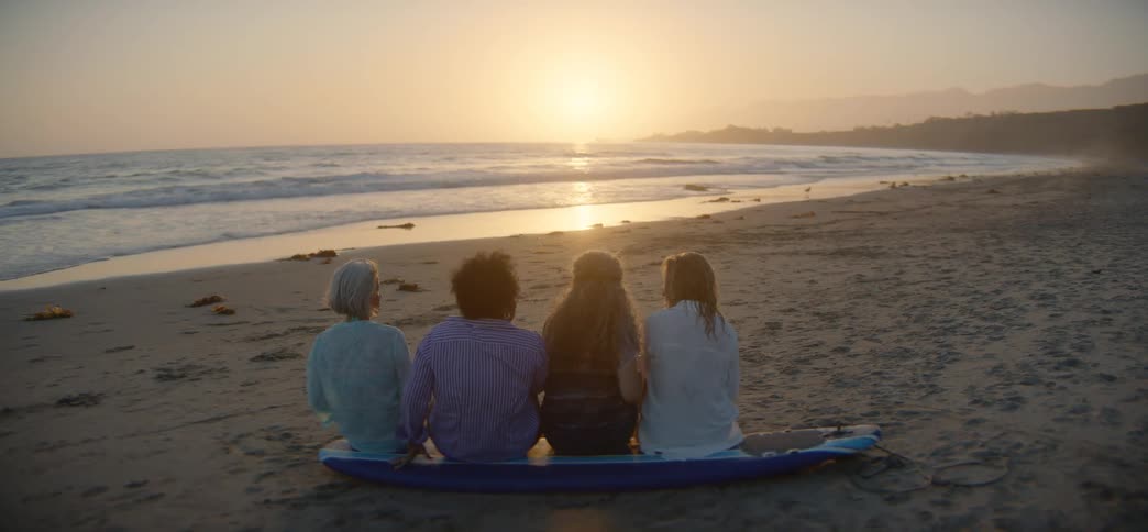Old Friends Get Together for a Weekend on the Beach