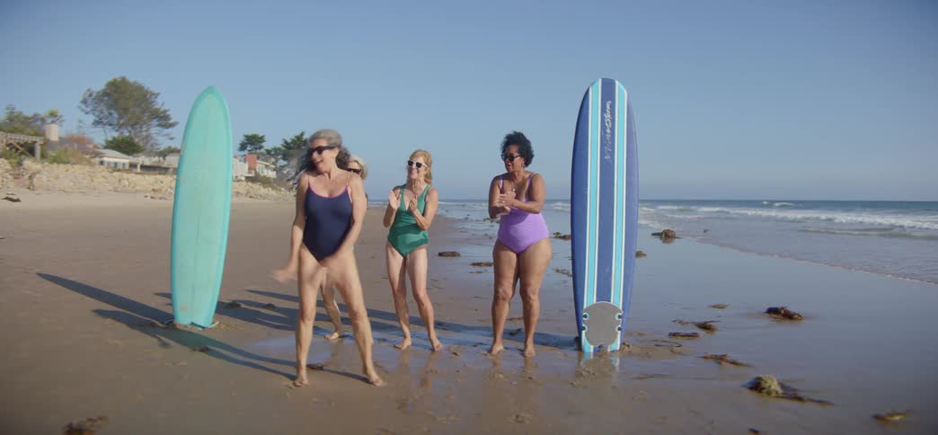 Old Friends Get Together for a Weekend on the Beach