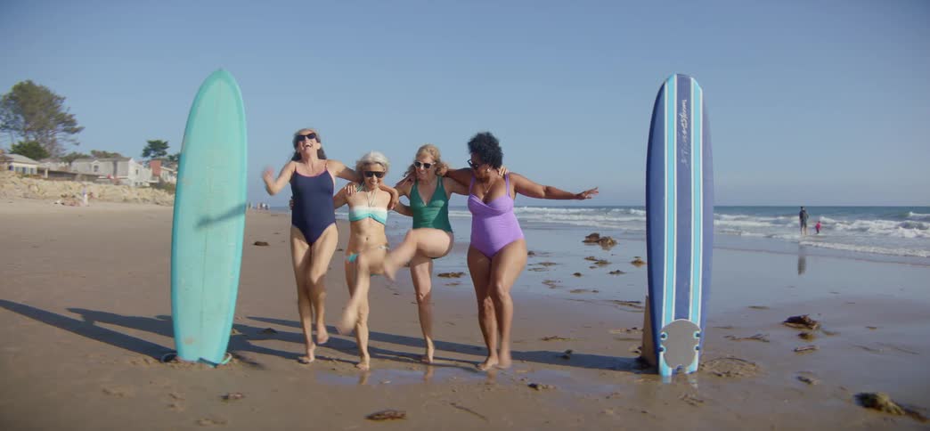 Old Friends Get Together for a Weekend on the Beach