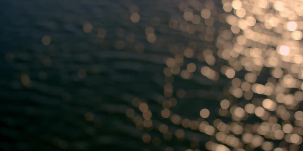 Sun reflecting off a body of water