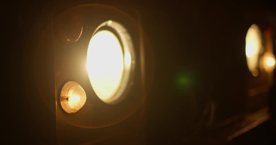 Headlights come on at night