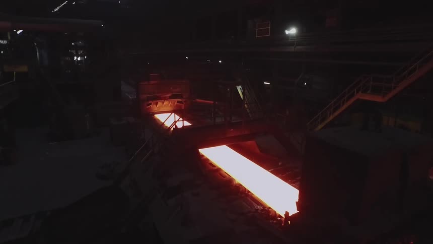 The conveyor belt is red hot