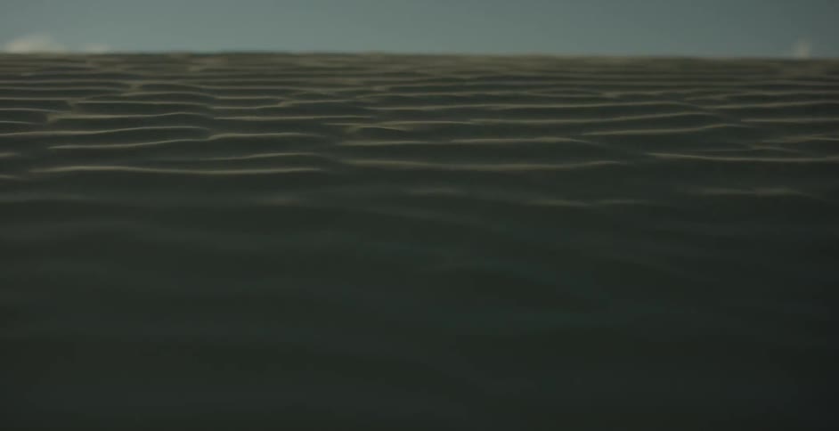 Sand dunes on a sunny day