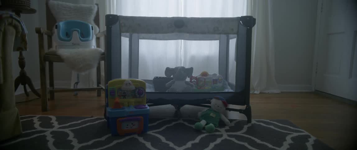 A room decorated and furnished for a child