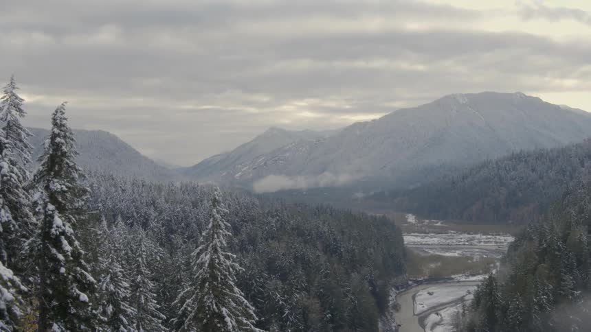 First frost in the mountains