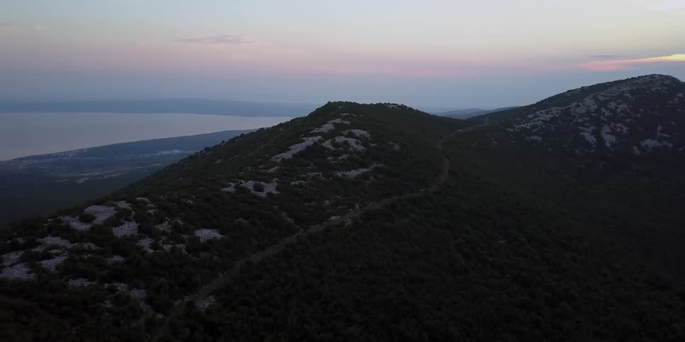 Mountainous landscape next to a river