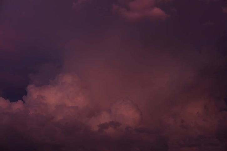 Storm clouds gather in the sky
