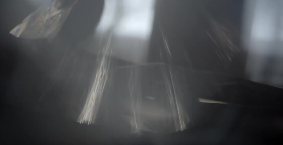 Light glaring and blurring