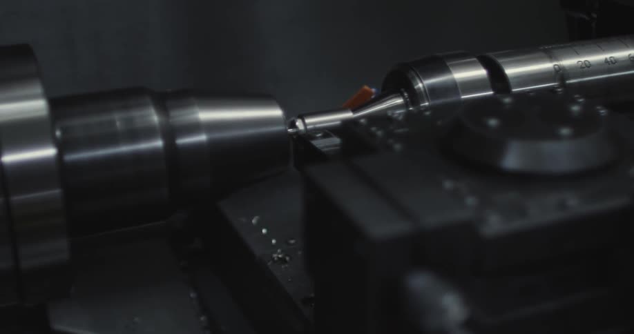 Machine spinning and shaving off metal