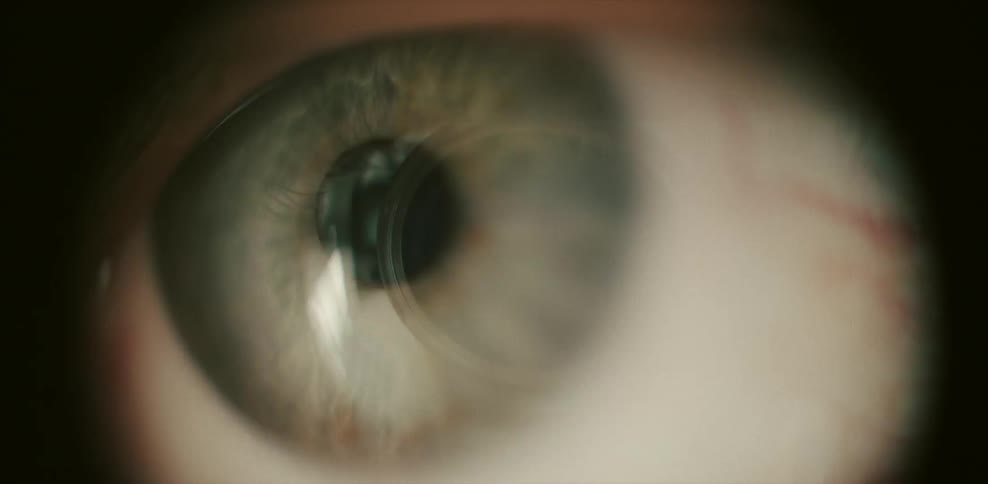 Close up of a blue eyeball