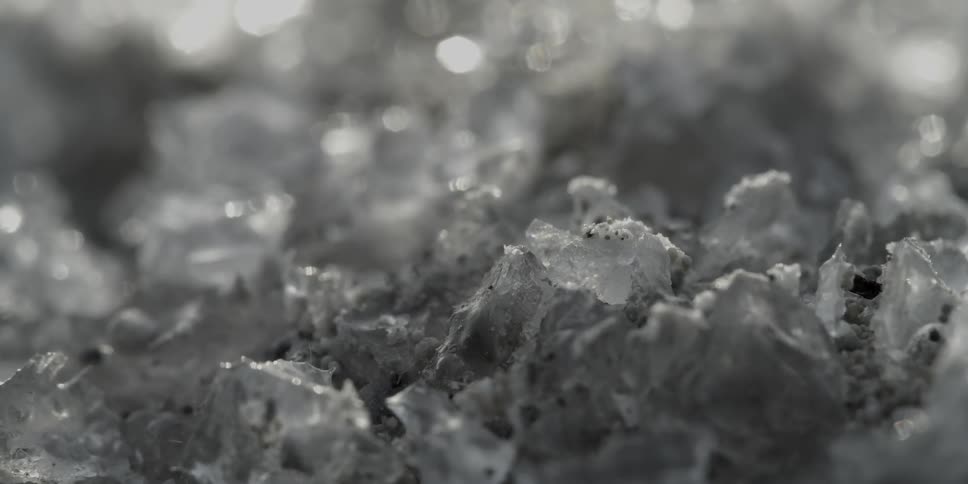 Crystals laying on the ground