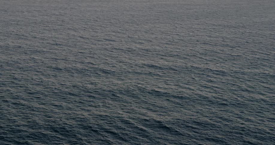 Small waves flow in the ocean