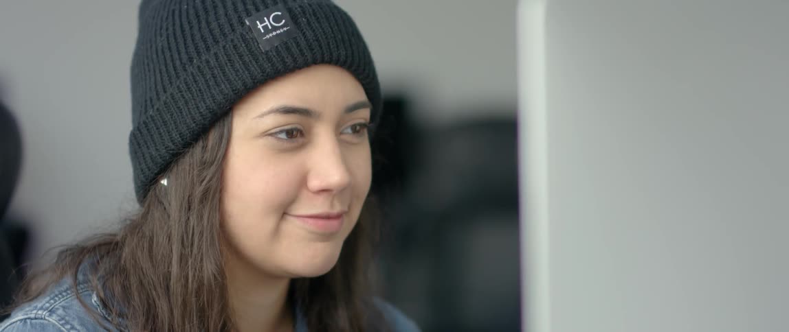 Close up of a woman smiling