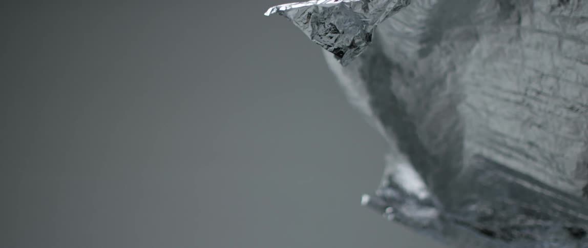 Aluminum foil falling from the sky