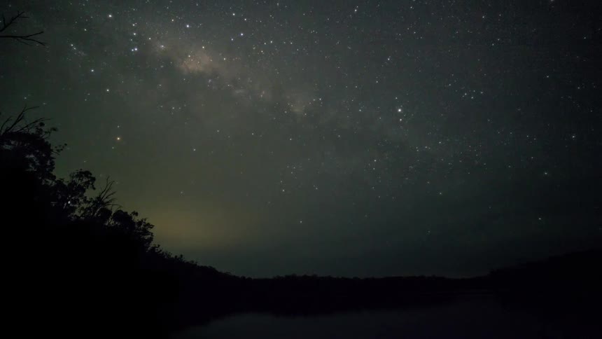 A star filled sky