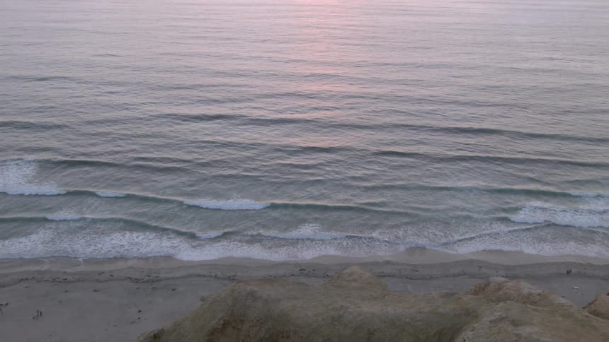 A beach on an overcast day