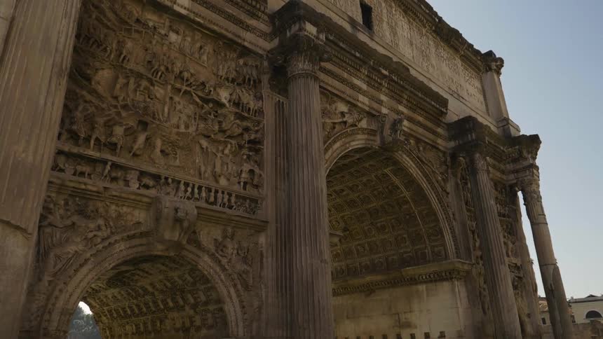 Ornate archway of a building