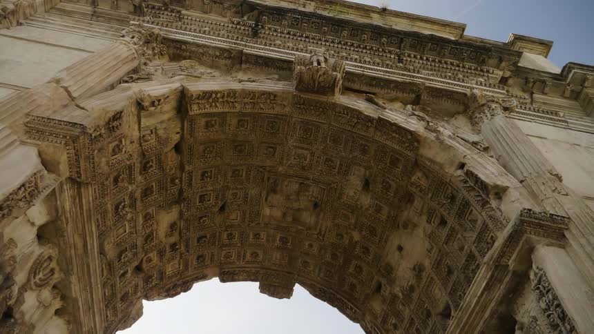 Ornate archway of a building