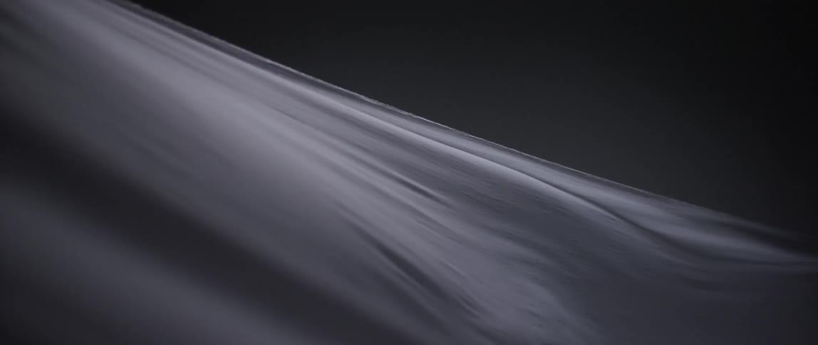 White sheet billowing in the wind