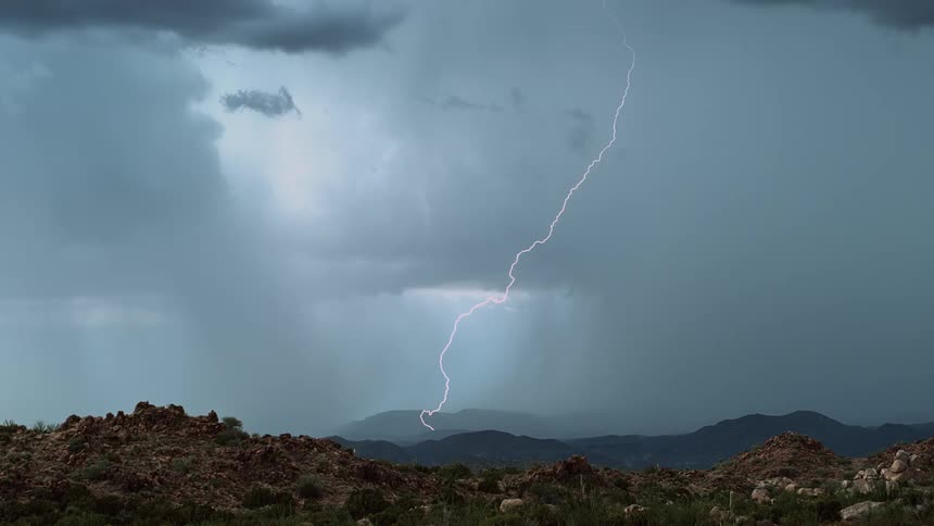 A storm is forming in the horizon