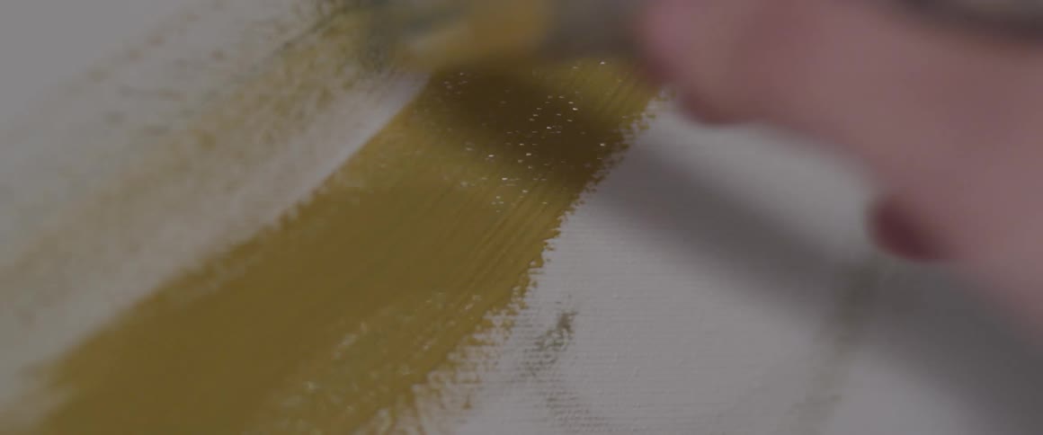A person painting a picture