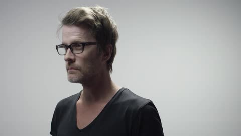 A person wearing glasses