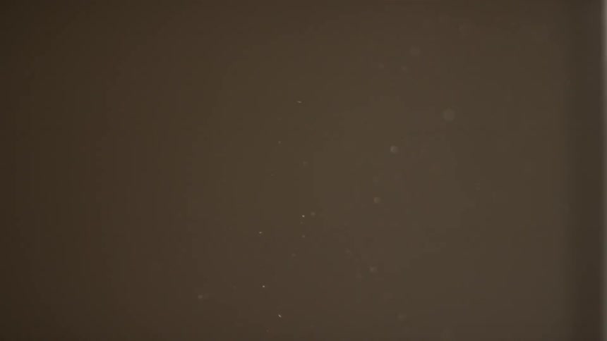 Dust particles in the air